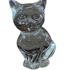 Summa Gallery Crystal Kitty Cat Figurine Meow